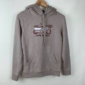 Patagonia live simply dog hoodie XS